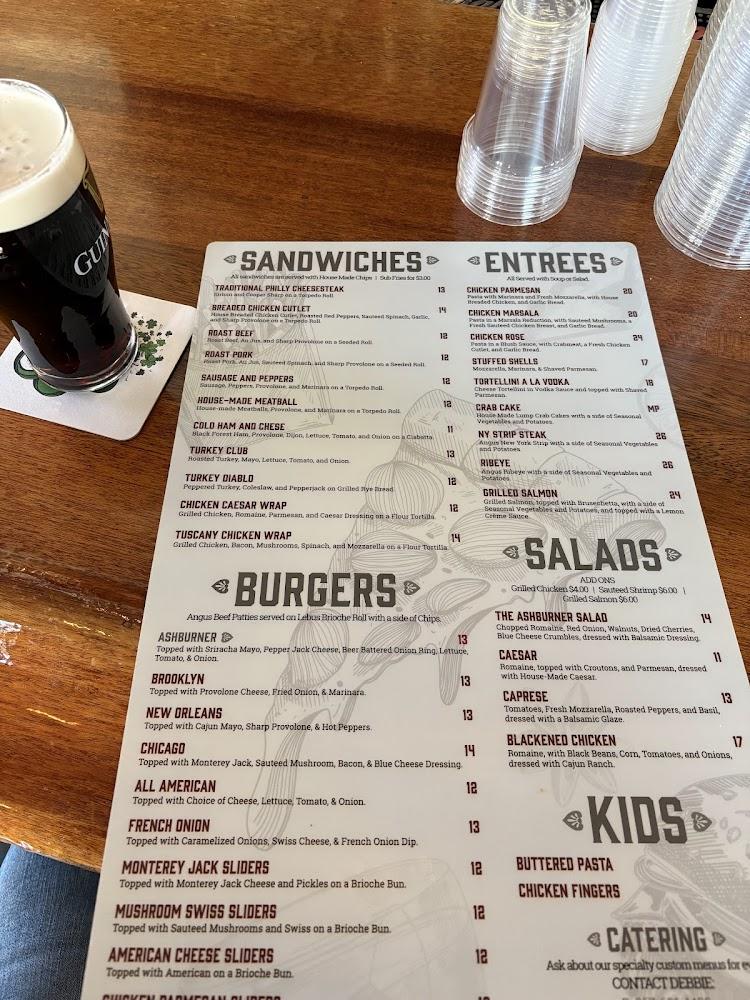 Ashburner Inn Menu image 3